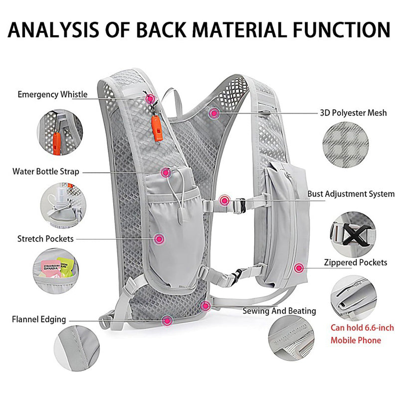 Hydration vests for sports, ultralight backpacks, bike water bags. - Korvel