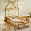 Cama Infantil de Madera de Tamaño Twin con Cabecera Desmontable