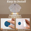 Rechargeable Toilet Light - Toilet Night Light with Motion Sensor for Toilet Stairs Hallway Cabinet - Korvel