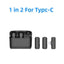 Charging case wireless lavalier microphone 1-to-2 live broadcast 2.4G noise cancelling microphone - Korvel