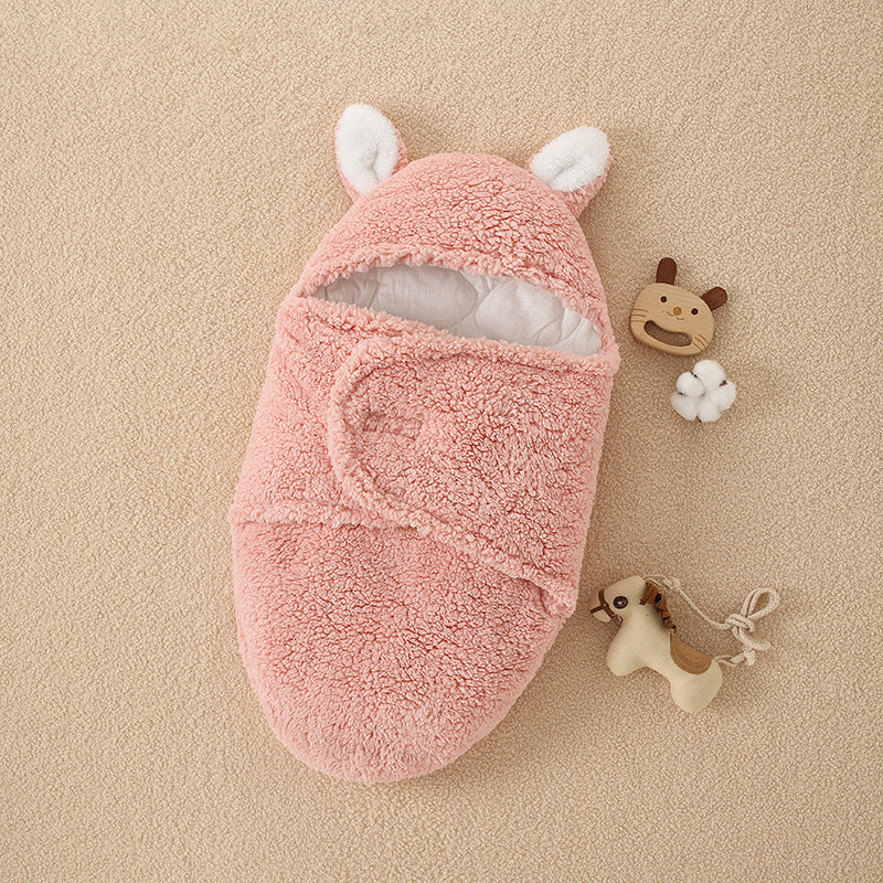 Couverture pour bébé en velours d'agneau premium pour l'automne et l'hiver