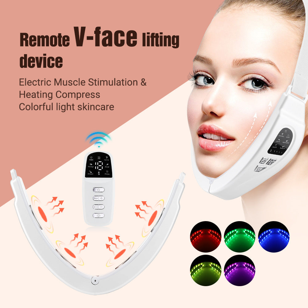 Premium EMS Color Light Facial Device for Relaxation and Care