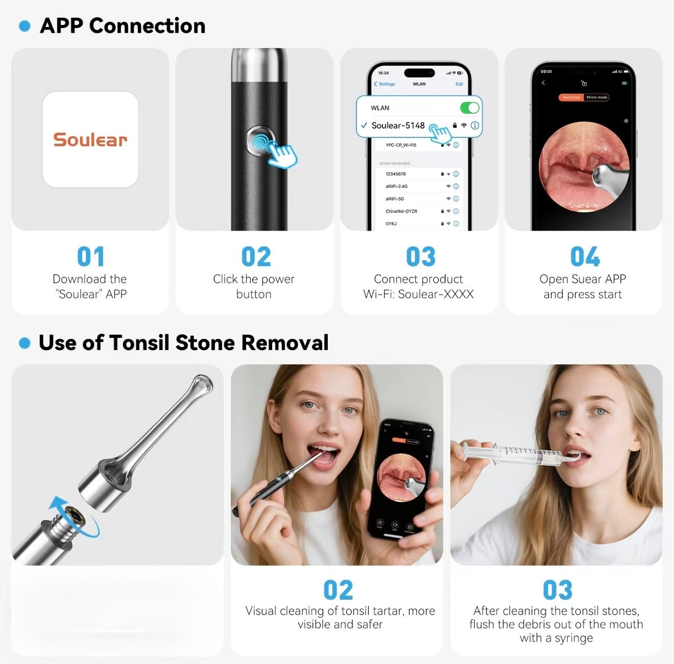 TonsilCam Ultra Clean Kit - Korvel