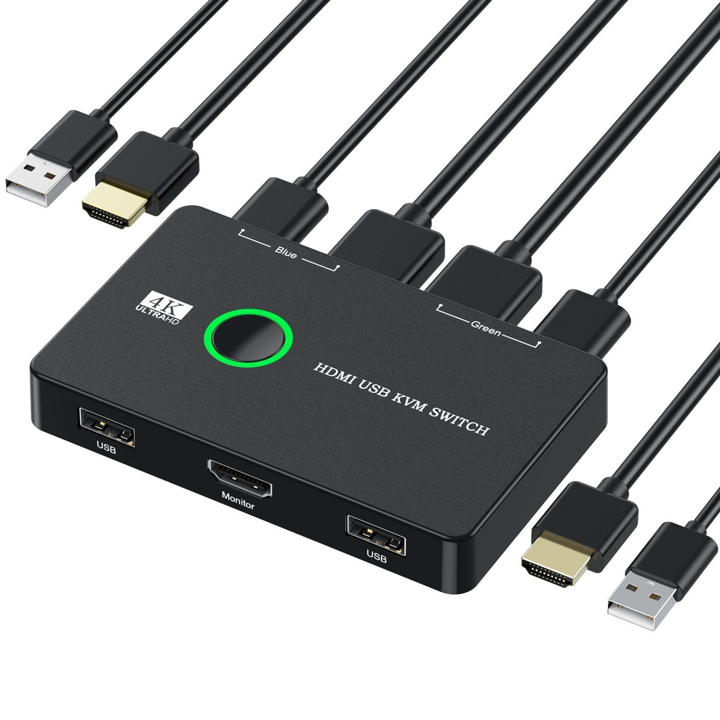 Commutateur KVM Premium pour un Contrôle Transparent des Ordinateurs