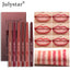 Juego de Lápices Labiales Mate de Terciopelo Impermeables Premium - 6 Piezas