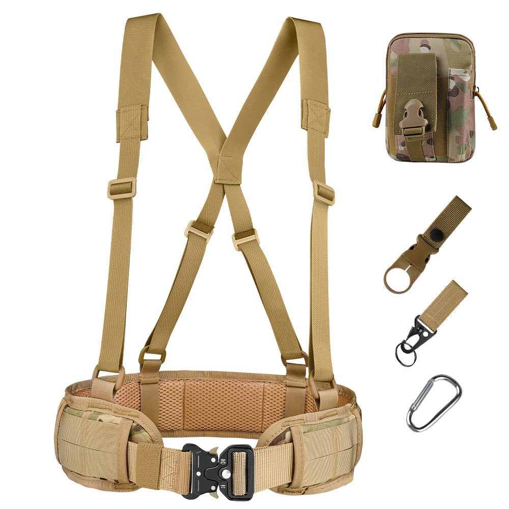 Multi Functional Quick Disassembly Tactical Belt Waist Cover Outdoor Training Cobra Belt Nylon Waist Belt Suit - Korvel