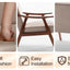 Mid-Century Modern Solid Wood Accent Chair