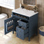 Meuble de salle de bain moderne de 30 pouces avec lavabo et rangement