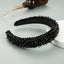 Ins New Baroque Hand-Sewn Stellalou Headband Full Of Crystal Headband - Korvel