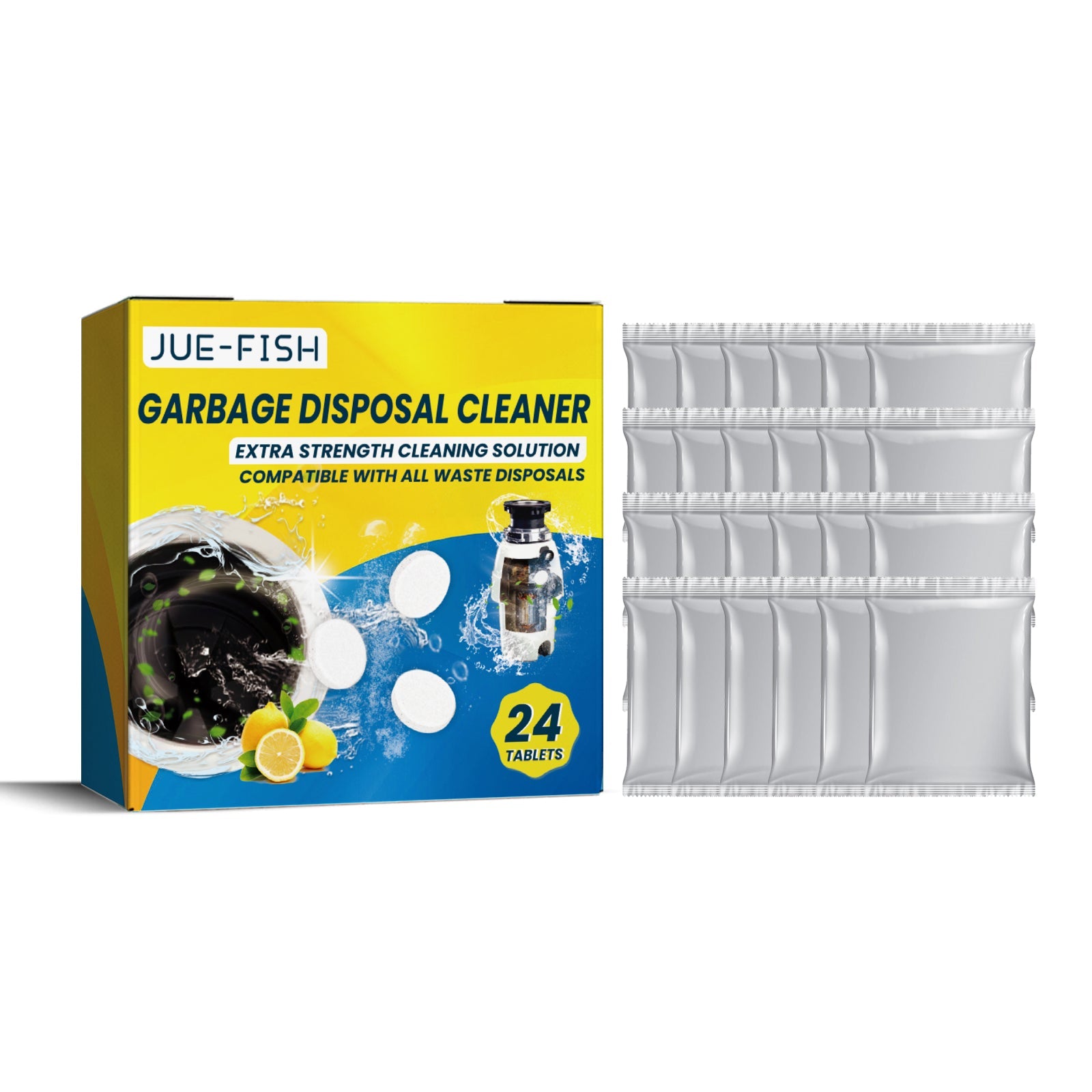 Sink Cleaning Tablets, Kitchen Sink Cleaning Stains And Oil Cleaning Pipes Cleaning Effervescent Tablets - Korvel