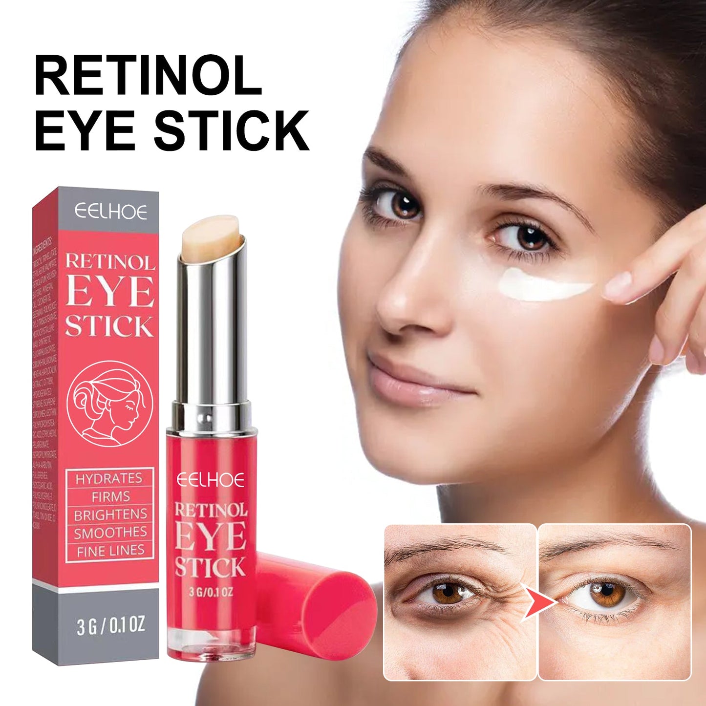 Premium Retinol Eye Cream Stick for Firming and Hydration