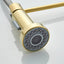 All copper spring faucet, kitchen sink with rotatable pull-out paint, black and gold dots - Korvel