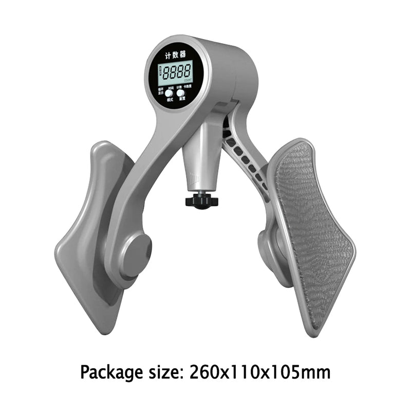 Digital Counter Hip Trainer Leg Trainers Pelvic Floor Muscle Strength Adjustable Leg Exerciser Inner Thigh Fitness Equipment - Korvel
