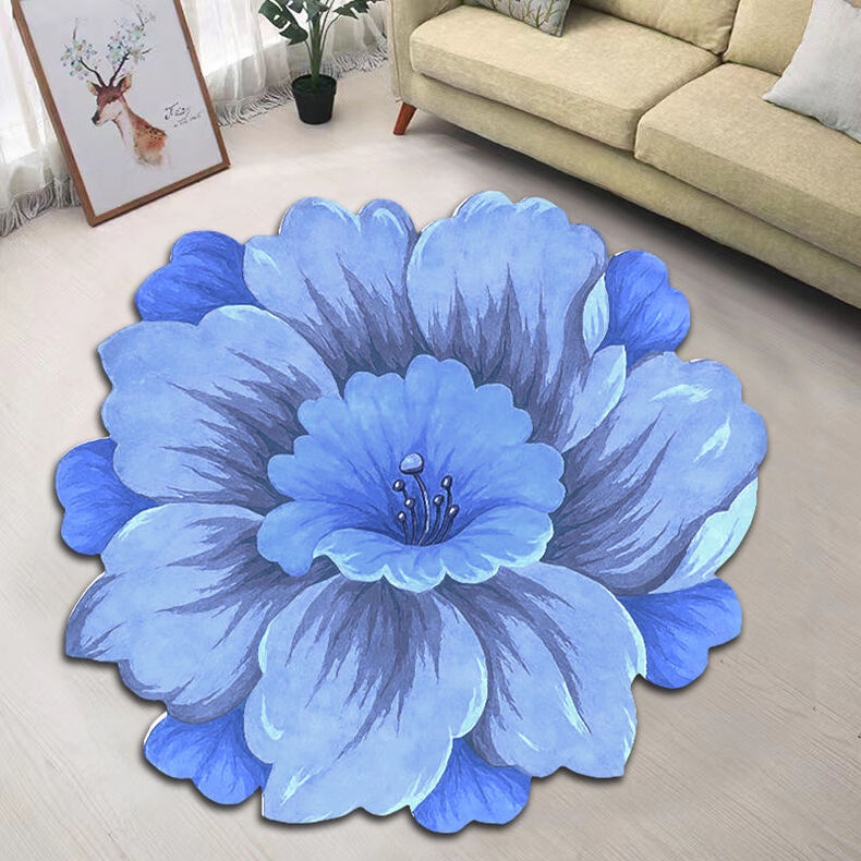 Nordic Floral Living Room and Bedroom Floor Mat