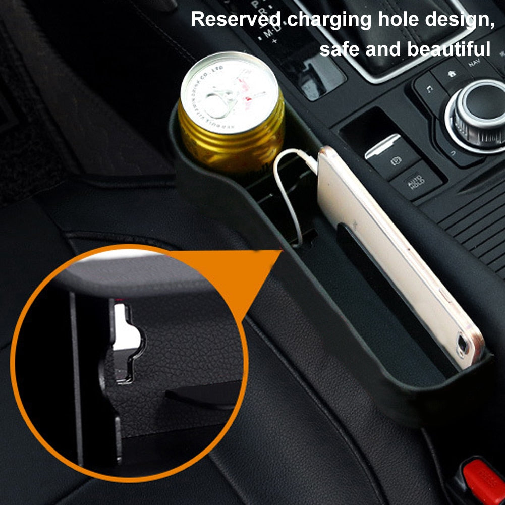 Universal Auto Car Seat Crevice Storage Box & Organizer