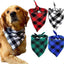 Bandanas de Perro de Cuadro de Algodón Premium - Accesorios Elegantes para Mascotas