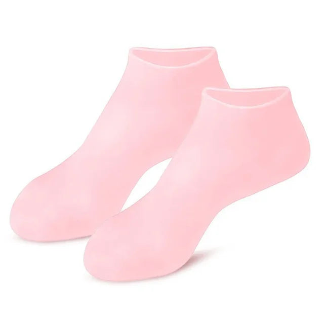 Chaussettes en Gel Hydratant en Silicone pour le Soin des Pieds