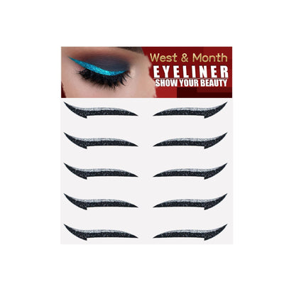 Eyeshadow Stage Makeup Eye Makeup European And American Eyeliner Self-Adhesive Double Eyelid Eye Makeup - Korvel