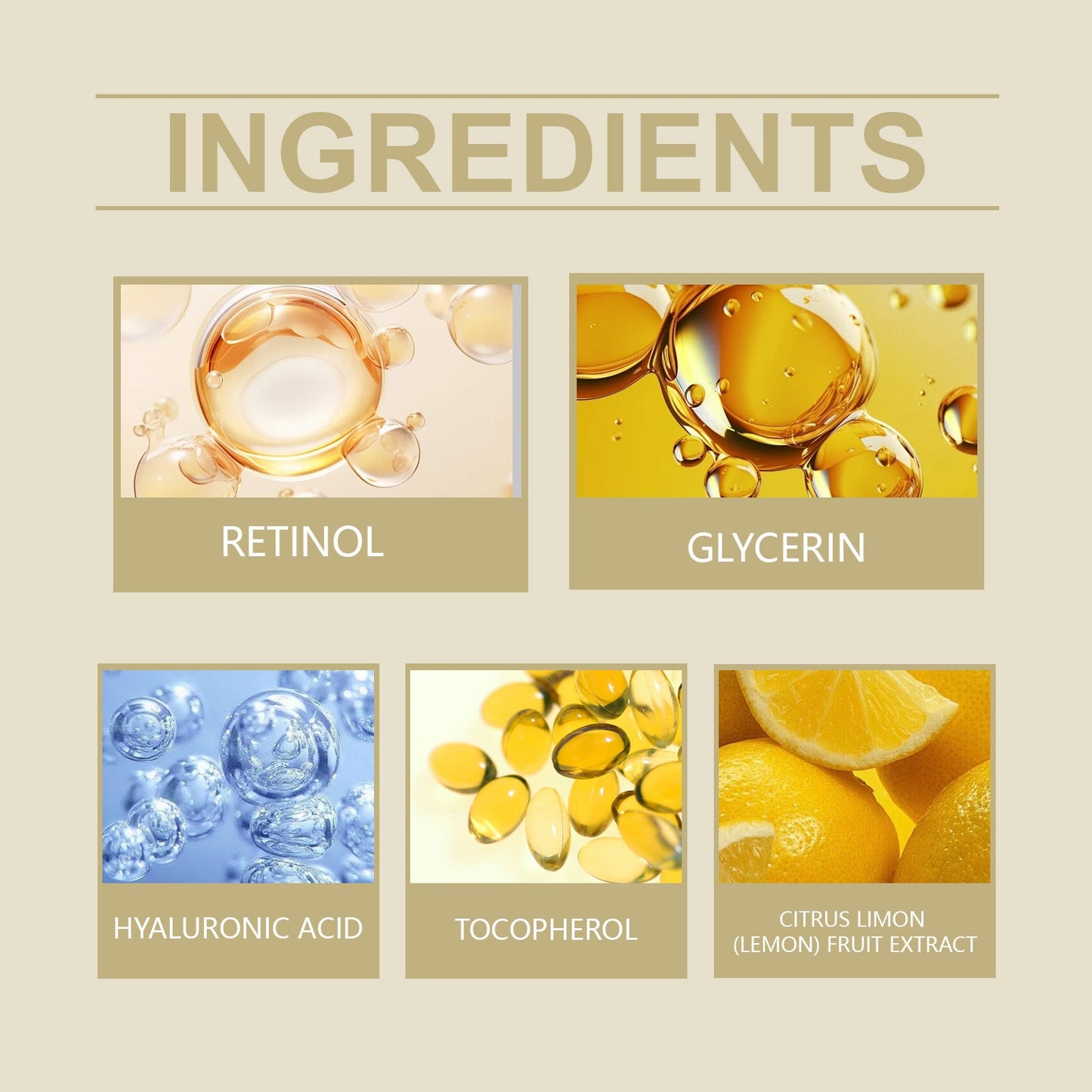 Premium Retinol Moisturizing Face Cream with Collagen Essence