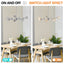 Modern Crystal Chandeliers, 9 Lights Chrome Chandelier for Living Room Bedroom (Bulbs Not Included) - Korvel