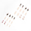 Girl Black Flame Y2K Style Wearing Nail Products Nail Patch Nail Patch Removable Nail Piece Fake Nail - Korvel