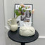 Ceramic Tissue Box Silver Twine Grain Napkin Carton Toilet Paper Holder Napkin Dispenser Holder Home Decoraction Organizers - Korvel