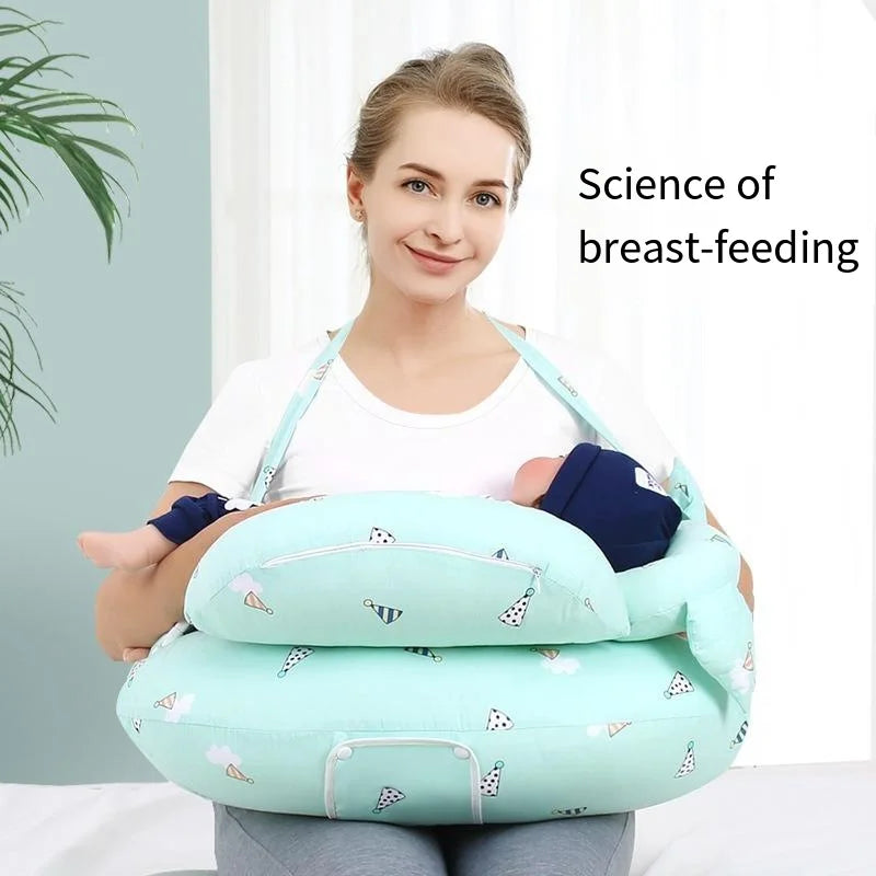 Newborns Moms Breastfeeding Pillow Nursing Pillow Multifunctional for Breastfeeding and Waist Support Ideal 2024 - Korvel