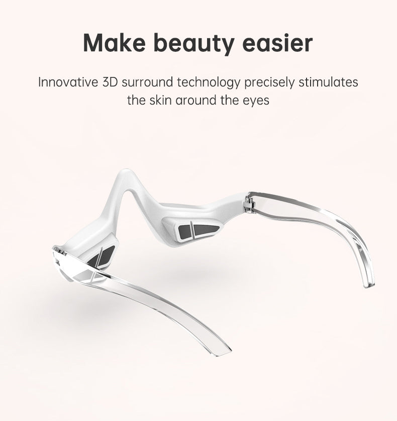 Premium Electric Eye Massager with LED Red Light Therapy