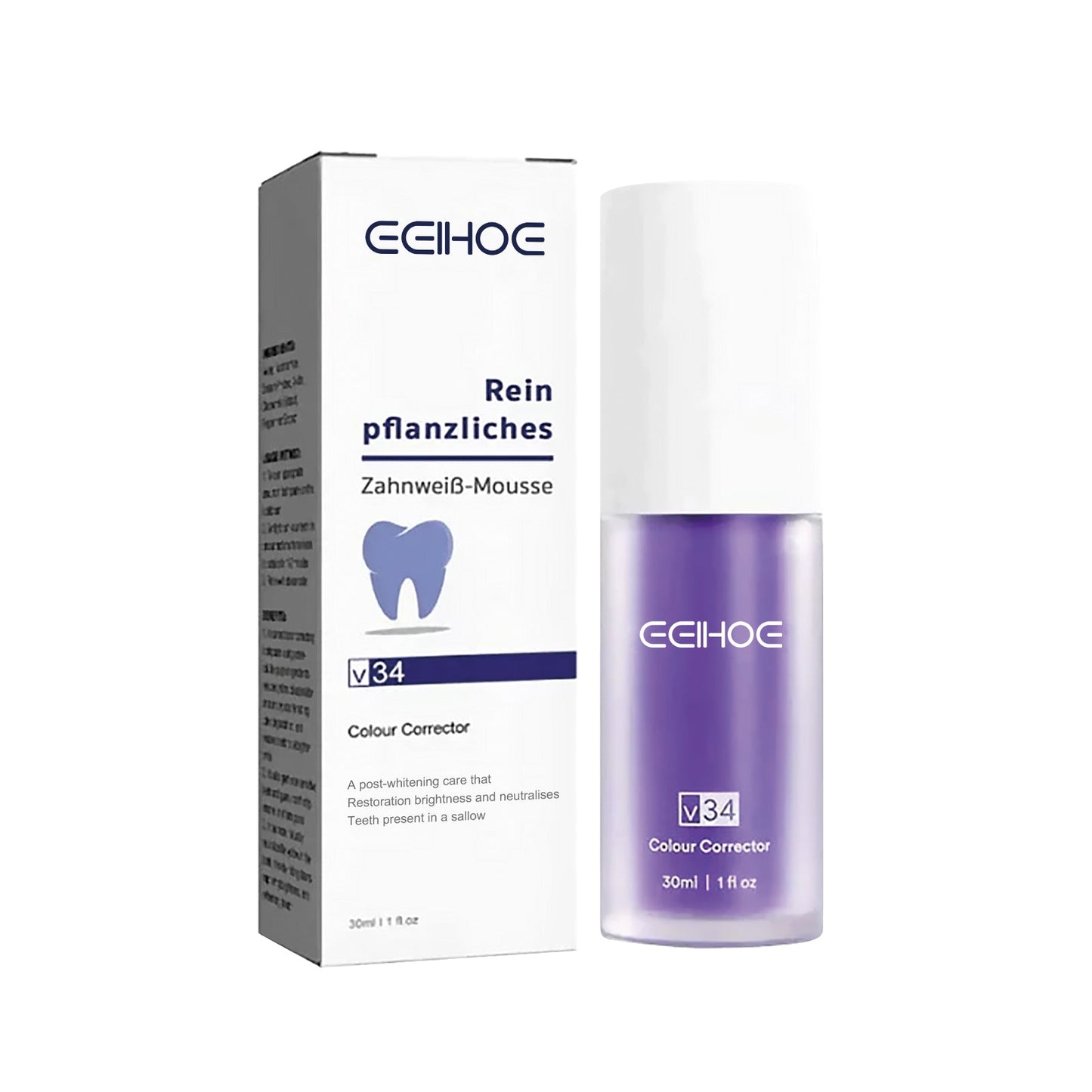 Pasta de dientes blanqueadora V34 para sonrisas brillantes