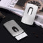Portable Hand-push type Stainless Steel Business card holder wallet card case for men - Korvel