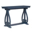 48-Inch Rustic Vintage Console Table --- Farmhouse Style Entryway Table with Open Shelf and Sturdy Construction (Navy) - Korvel