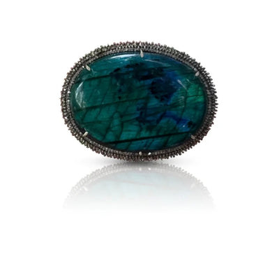 S. Carter Designs Labradorite Belt Buckle