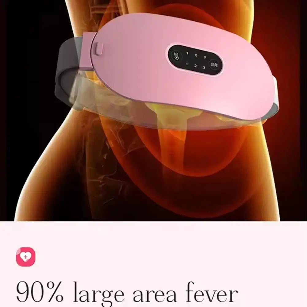 Uterus Warming Belt Warm Temperature Adjustable Treasure Heating Waist Protection Hot Compression Vibration Belt - Korvel