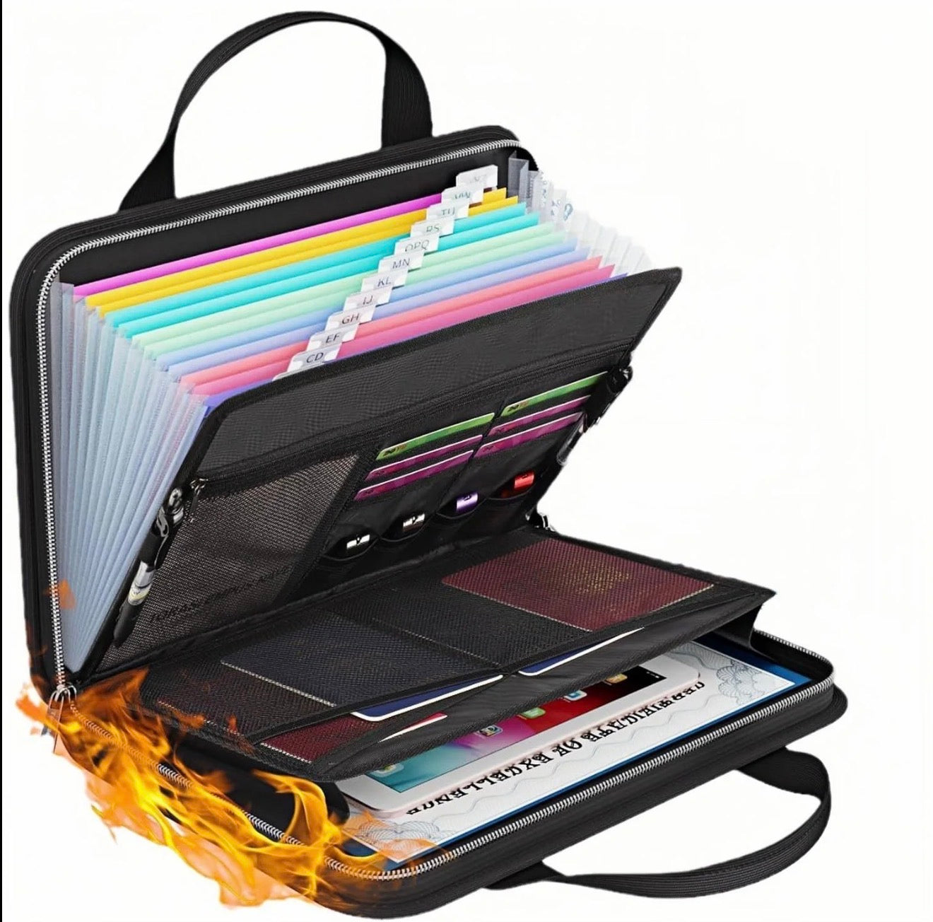 Bolsa de Documentos FireSafe - Organizador Premium Resistente al Fuego