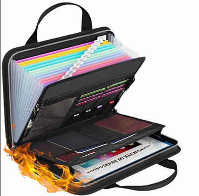Bolsa de Documentos FireSafe - Organizador Premium Resistente al Fuego