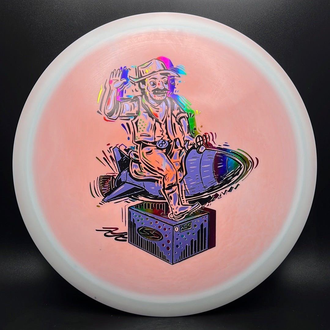 Bravo Mockingbird - Ride Em Rocket Cowboy Triple Foil Disc