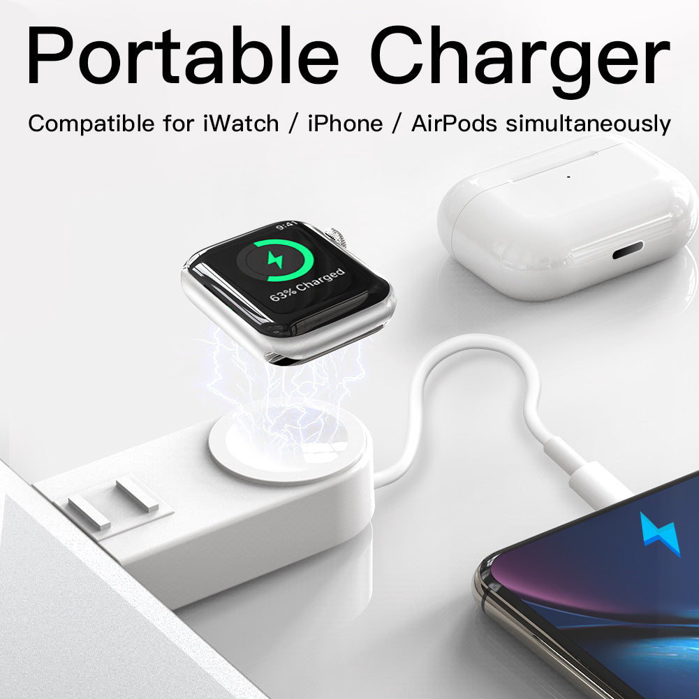 Apple Watch Mobile Phone 2-in-1 Charger - Korvel