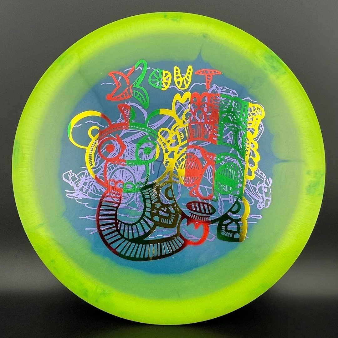 Halo G-Blend Sphinx X-Out - Double Stamp Disc Golf Driver