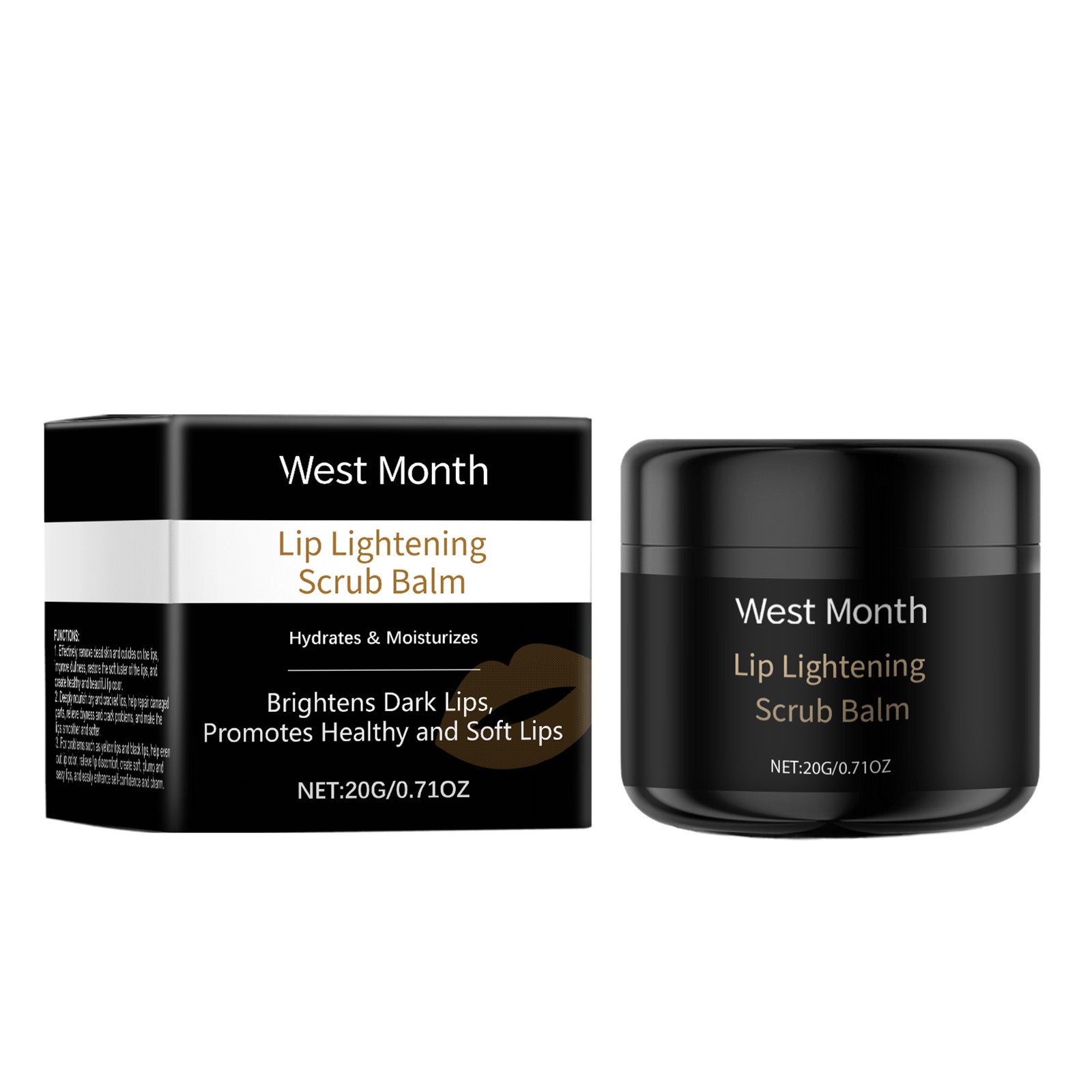 Exfoliating Lip Scrub, Nourishes And Moisturizes Dry Lips With A Gentle Exfoliating Scrub - Korvel