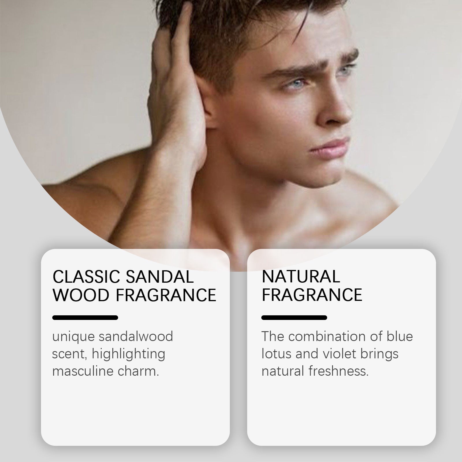 Attractive Men Light Scent, Exude Charming Date Fragrance Fragrance Portable Sandalwood Perfume - Korvel