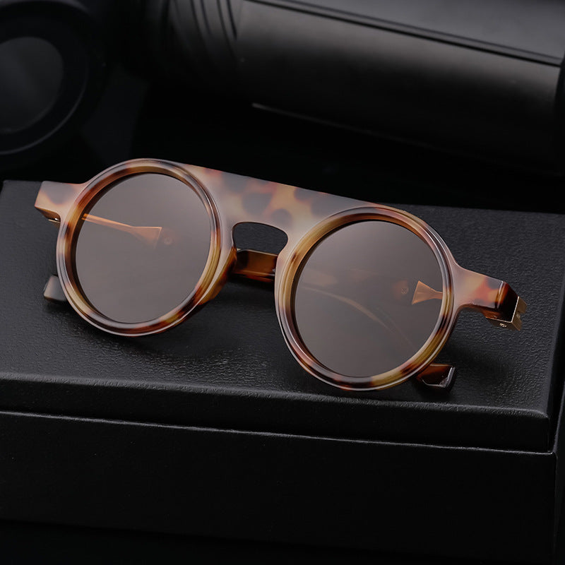 Premium Round Frame Sunglasses for Men - Fashionable & Stylish