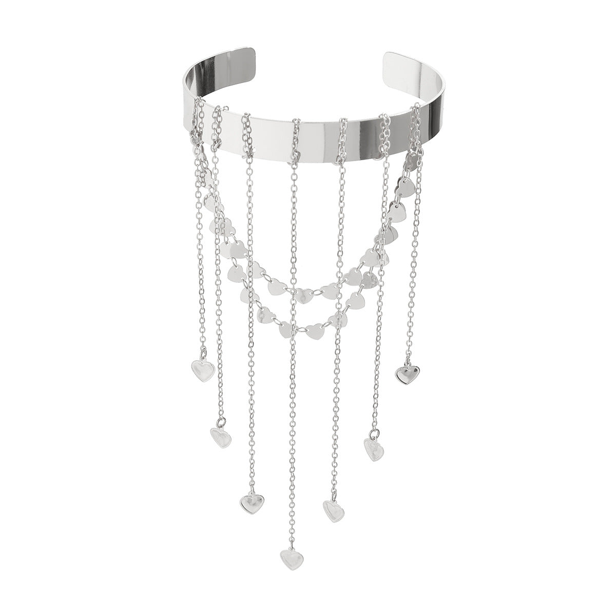 Western style beaded tassel arm chain jewelry Bohemian love arm bracelet for women - Korvel