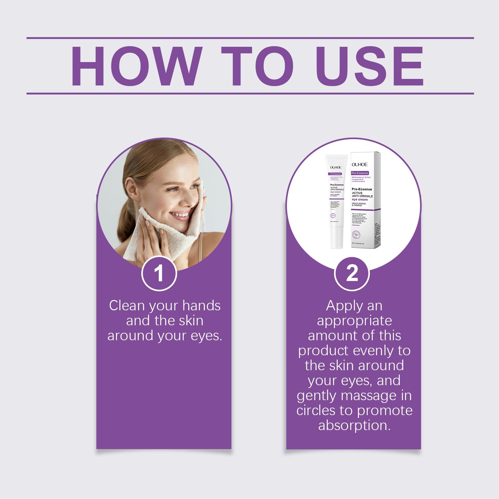 Firming Eye Cream, Lighten Fine Lines Hydrating Moisturizing Firming Skin Around The Eyes Moisturizing Massage Care Eye Cream - Korvel