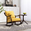 Mid Century Modern Upholstered Glider Arm Chair