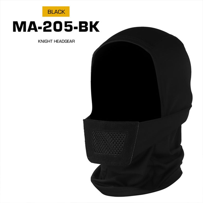 Balaclava style chevalier pour hommes pour activités de plein air