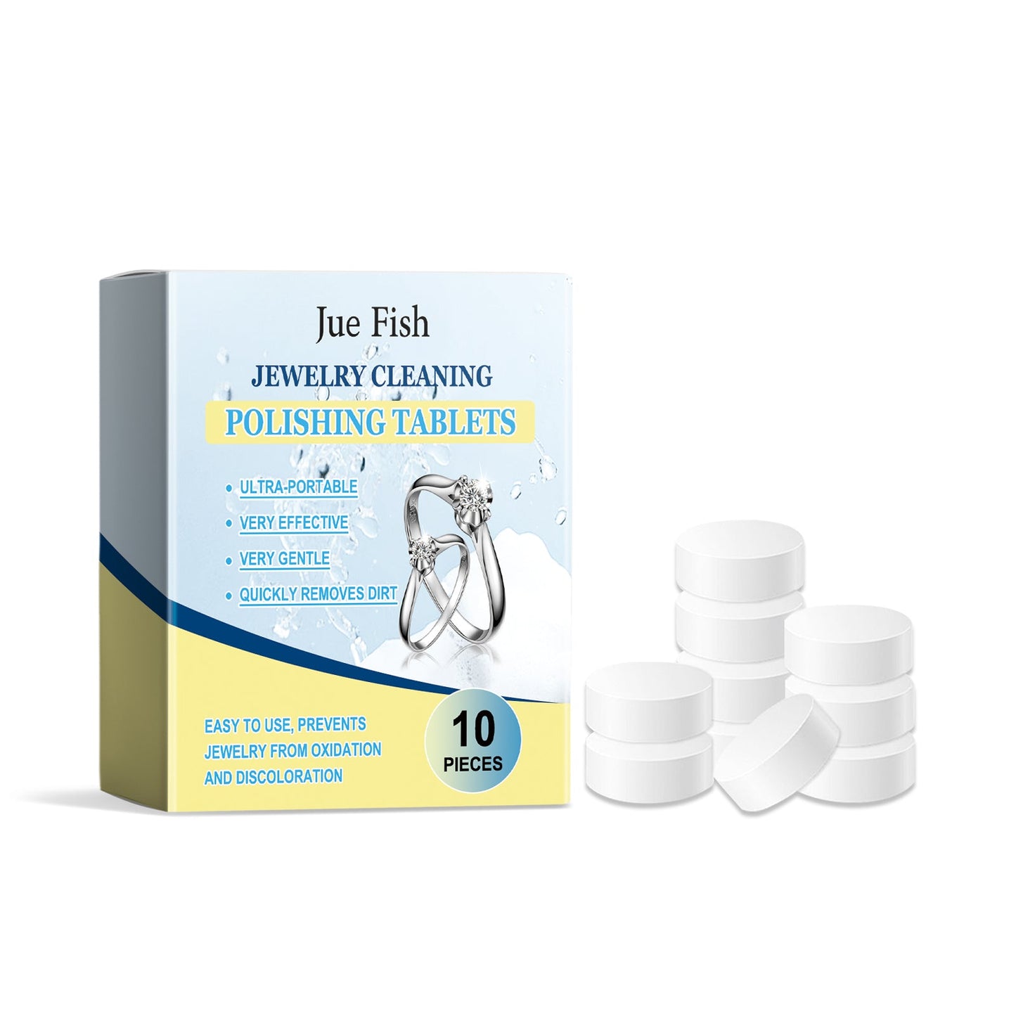Jewelry Cleaning Effervescent Tablet Jewelry Cleaning Decontamination Anti-Oxidation Jewelry Maintenance Cleaning Tablet - Korvel