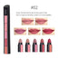 5 Colors Matte Velvet Lipstick Waterproof Sweatproof Lip Gloss Duration Colorfast Lipstick Non Stick Cup Lip Gloss Cosmetics - Korvel