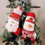Chaussettes de Noël décoratives en tricot 3D avec élan