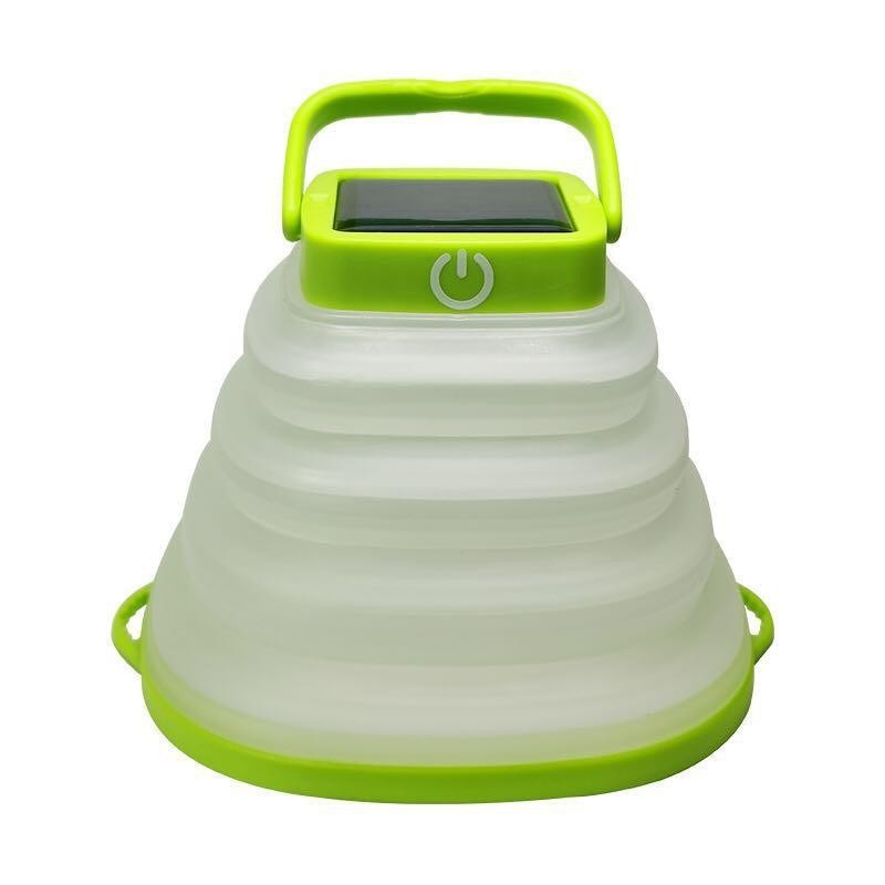 Solar Soft Adhesive Light Telescopic Light Solar Outdoor Camping Light Portable Folding Light LED Bubble Light - Korvel