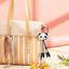 Cartoon Panda One Drag Three Data Wires Cute Keychain Panda Three in One Fast Charging Mobile Phone Charging Cable - Korvel